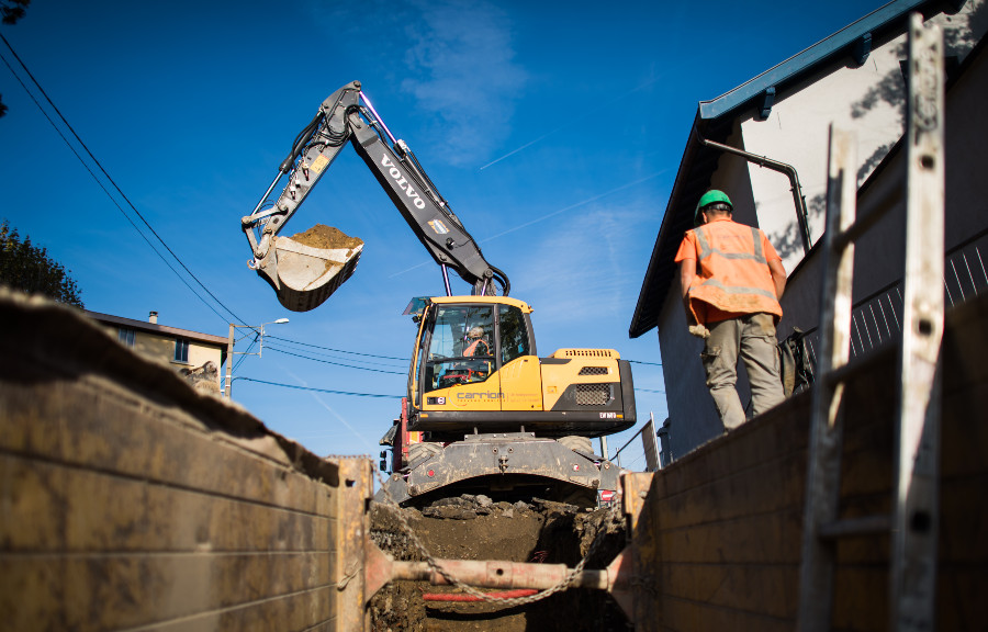 Extension réseau d’assainissement unitaire diamètre 630 PVC sur 200 mètres linéaires